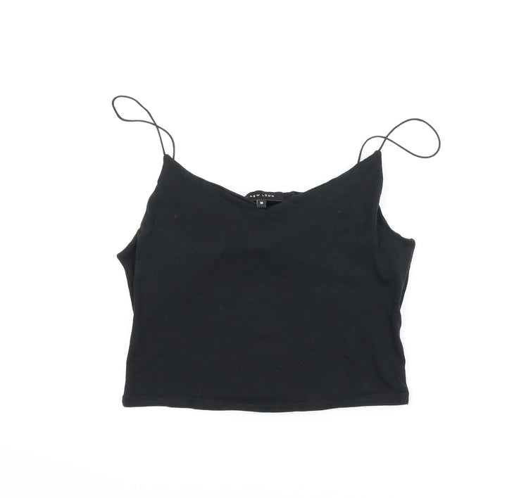 New Look Womens Black Camisole Tank Size 10