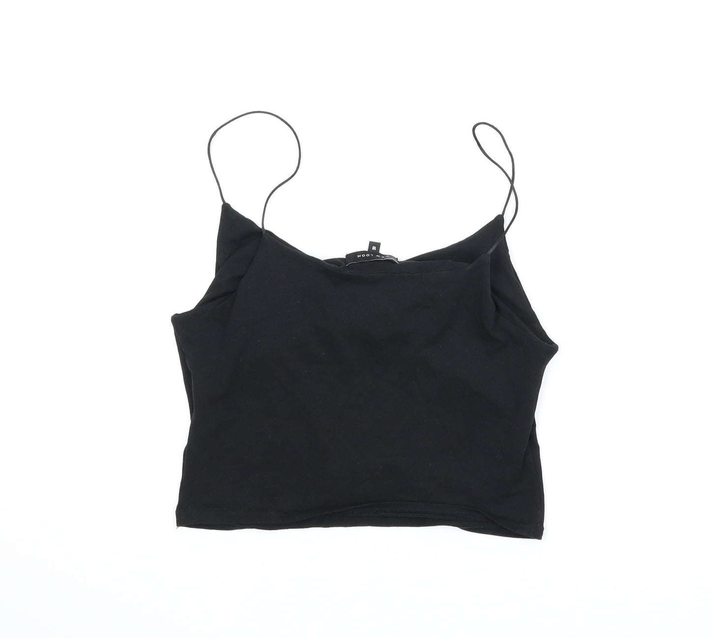 New Look Womens Black   Camisole Tank Size 10