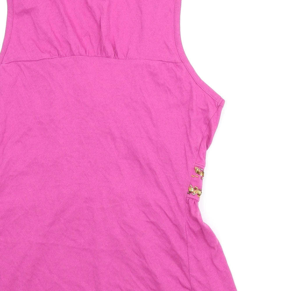 Zingara Womens Purple   Basic Blouse Size M