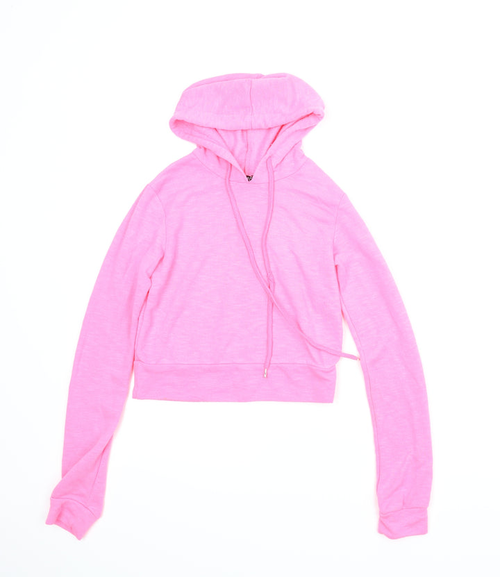 Select Womens Pink   Pullover Hoodie Size 6