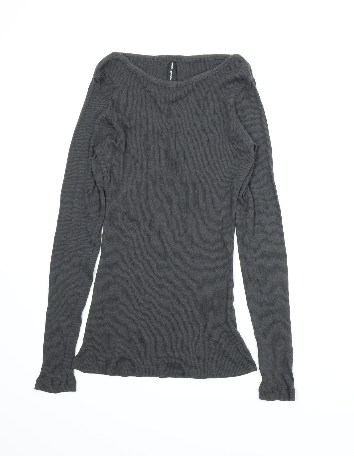 M&S Womens Grey   Tunic T-Shirt Size 16