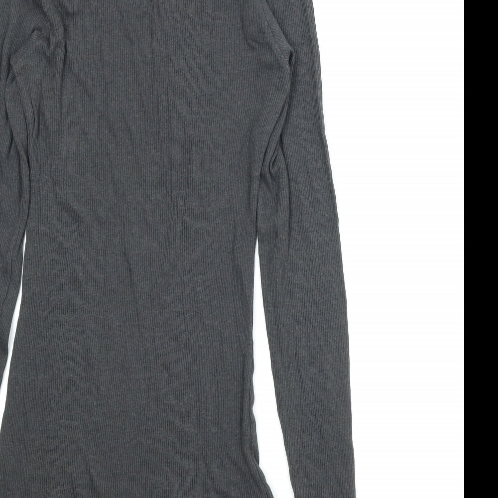 M&S Womens Grey   Tunic T-Shirt Size 16