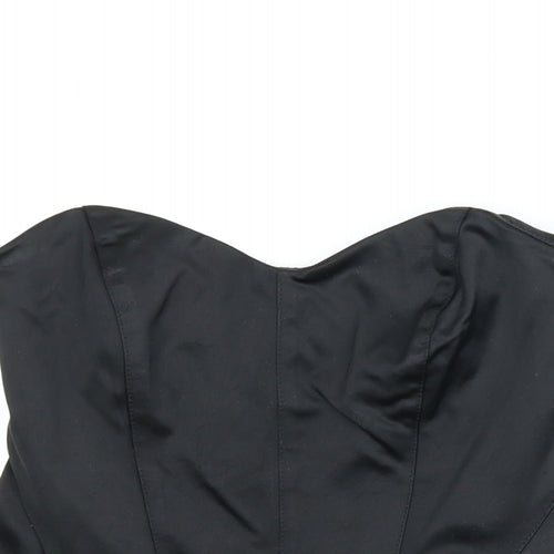 Coast Womens Black   Basic Blouse Size 8  - Corset