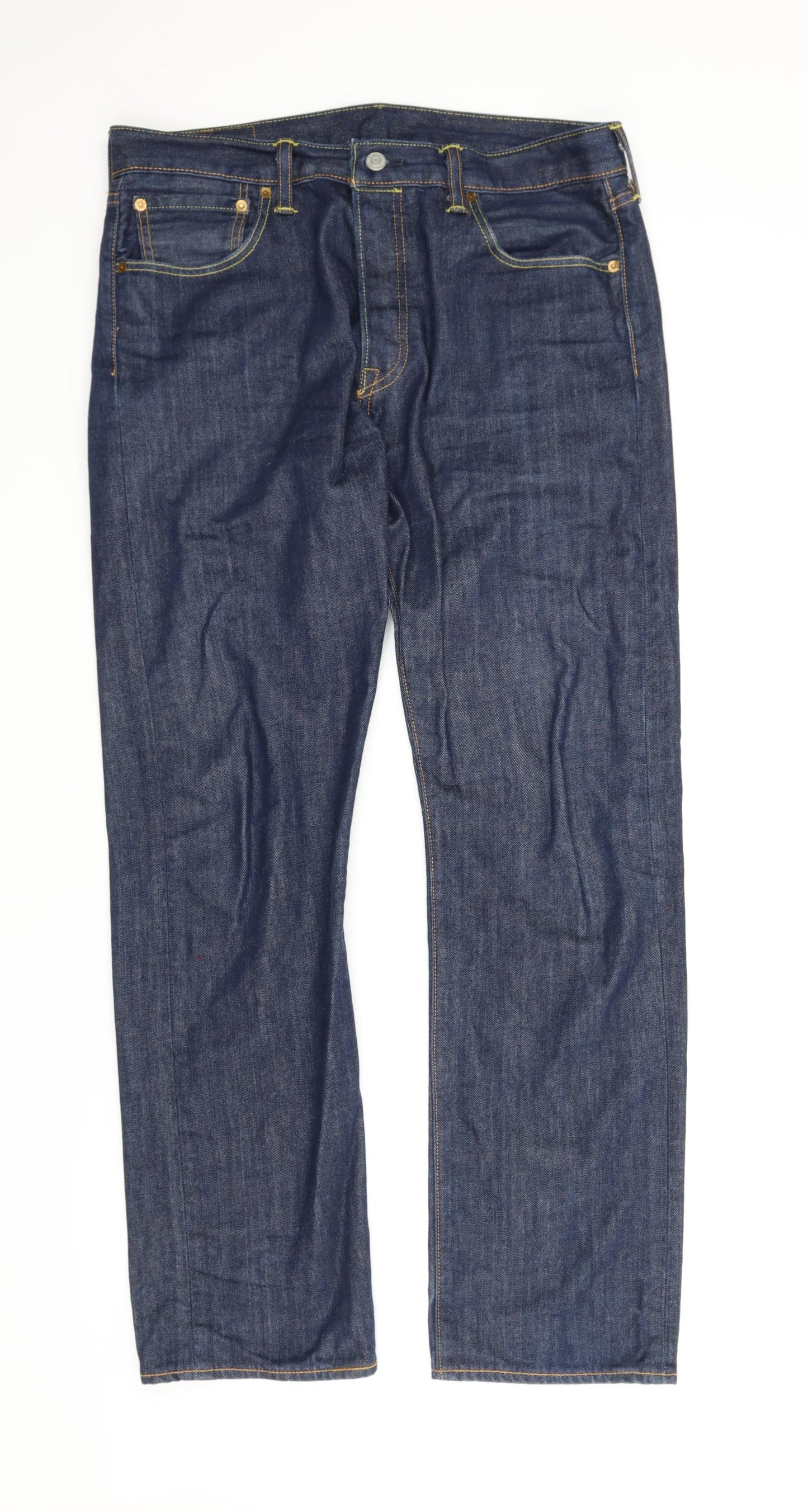 Levis Mens Blue  Denim Bootcut Jeans Size 34 in L32 in