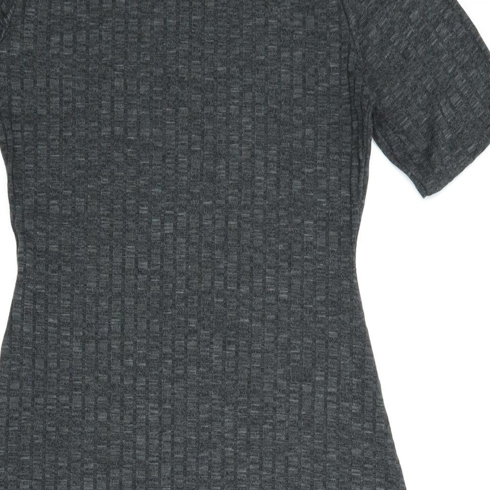Misguided Womens Grey   A-Line  Size 14
