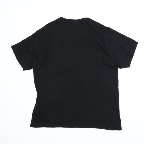FAS Mens Black    T-Shirt Size XL