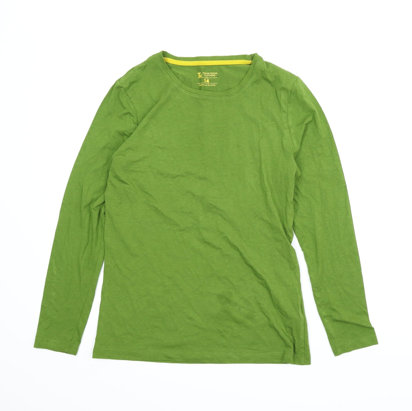 TU Womens Green   Basic T-Shirt Size 14