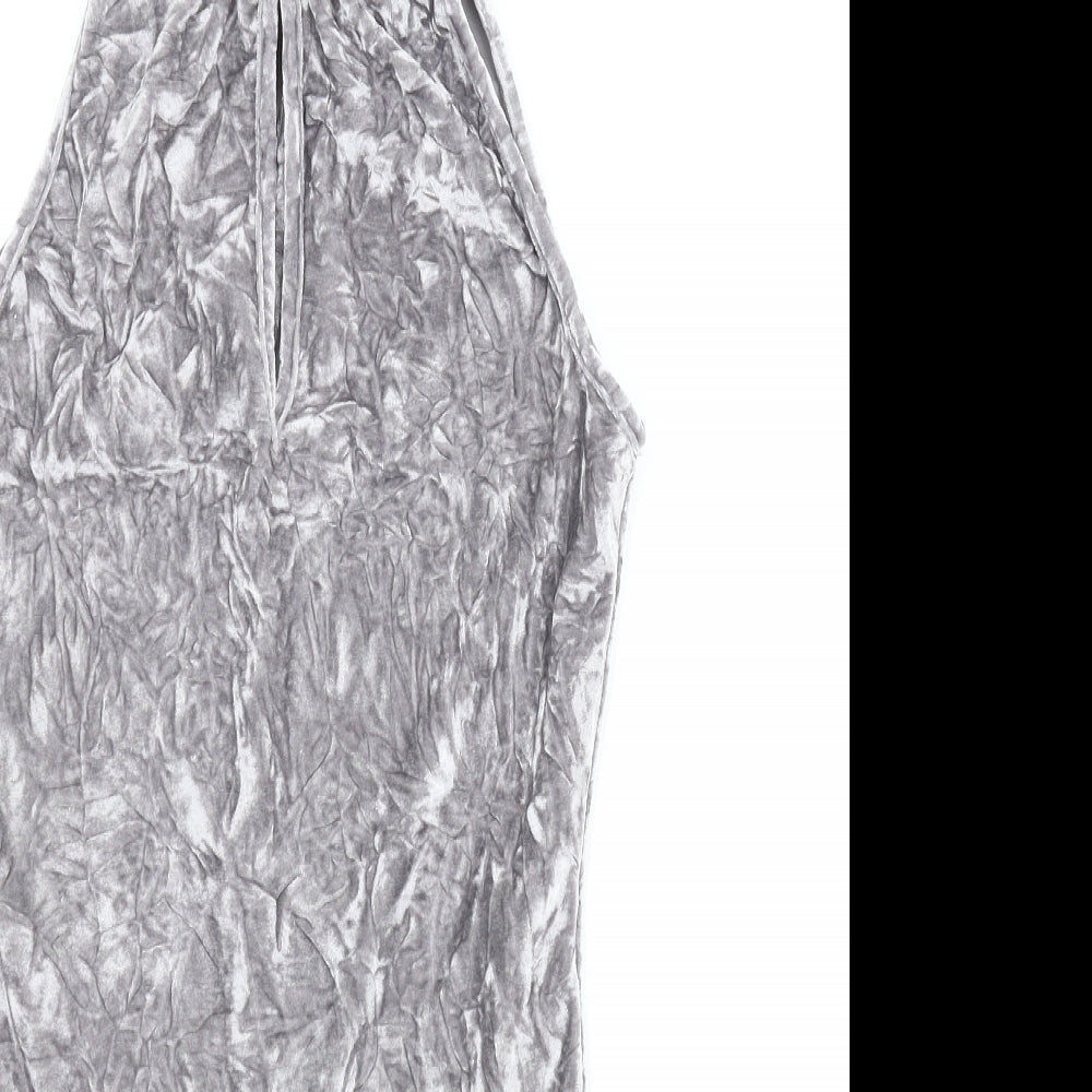 Primark Womens Silver   Leotard One-Piece Size 14
