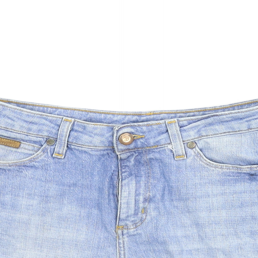 Wrangler Womens Blue   Mom Shorts Size M