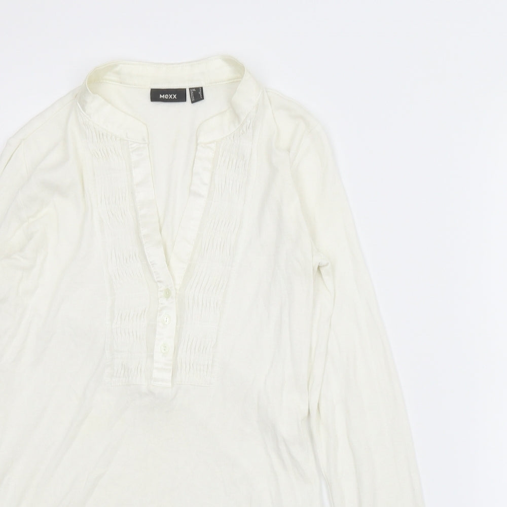 Mexx Womens White   Basic Blouse Size L