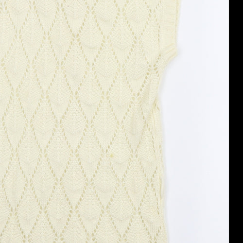 YD Girls Ivory   Cardigan Jumper Size 11-12 Years