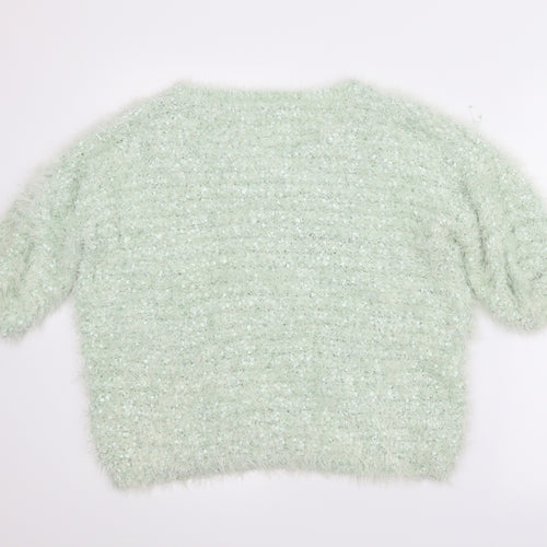 F&F Womens Green   Pullover Jumper Size 16
