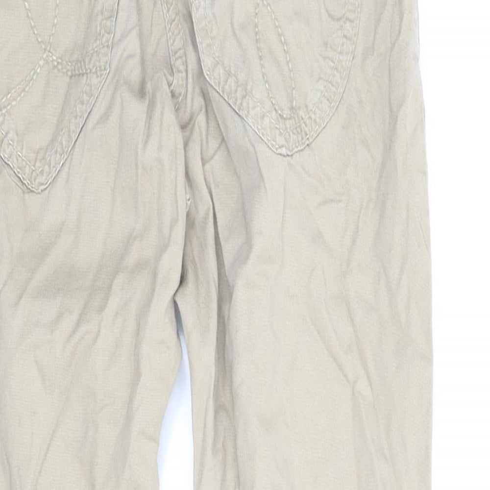 NEXT Girls Beige   Chino Trousers Size 7 Years