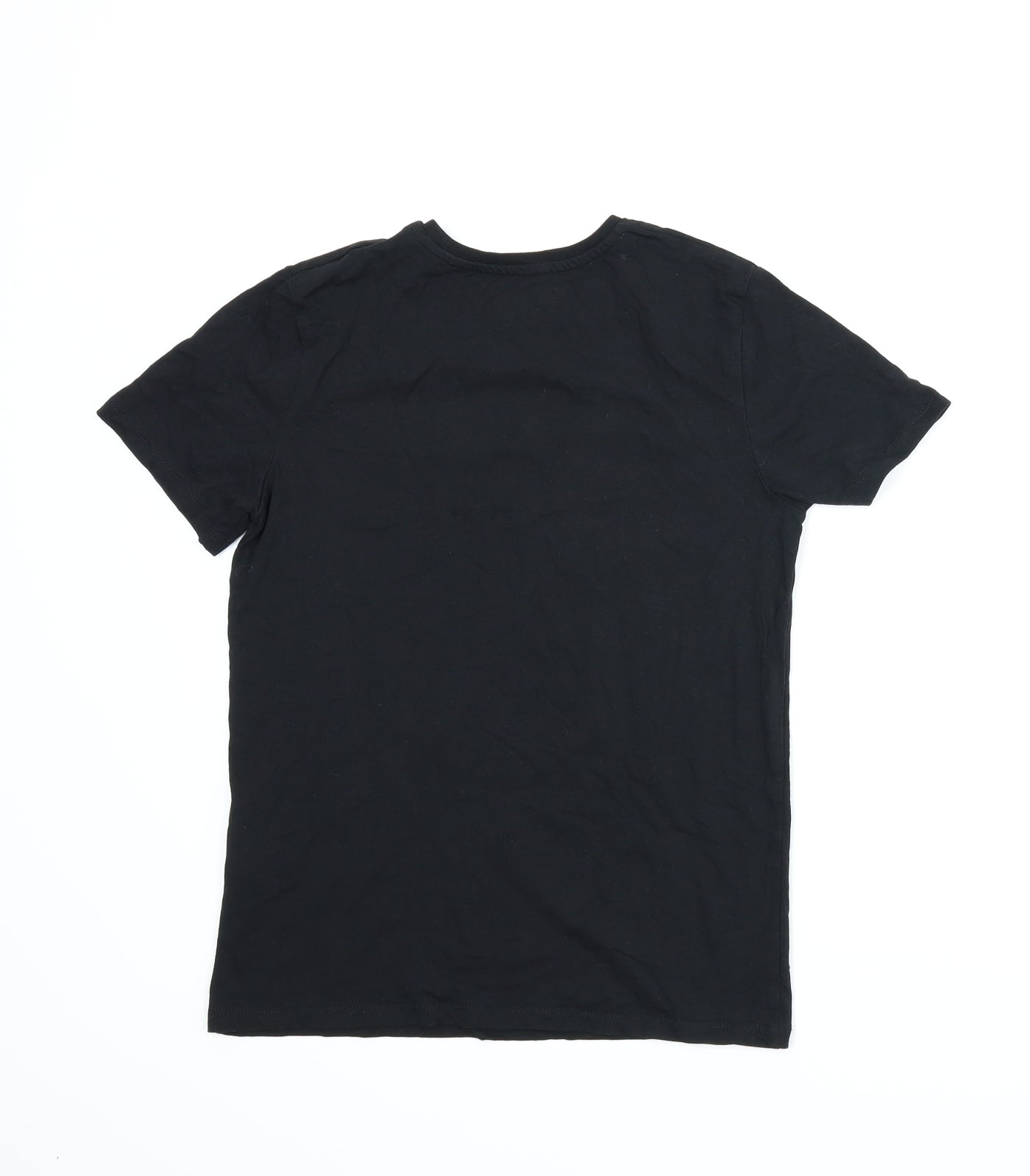 Primark Boys Black   Basic T-Shirt Size M  - Fortnite