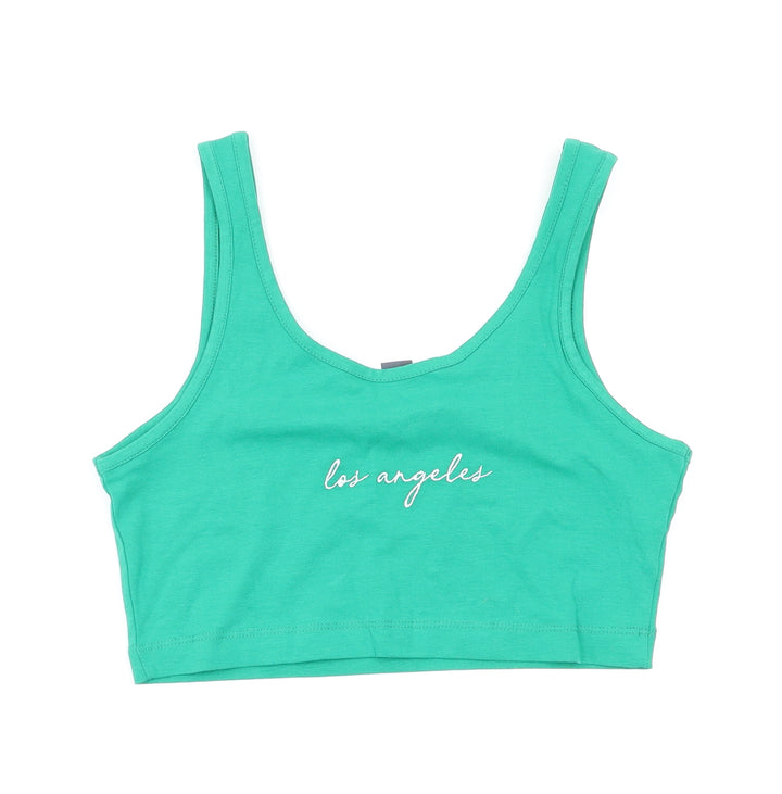 Primark Womens Green Basic T-Shirt Size 10