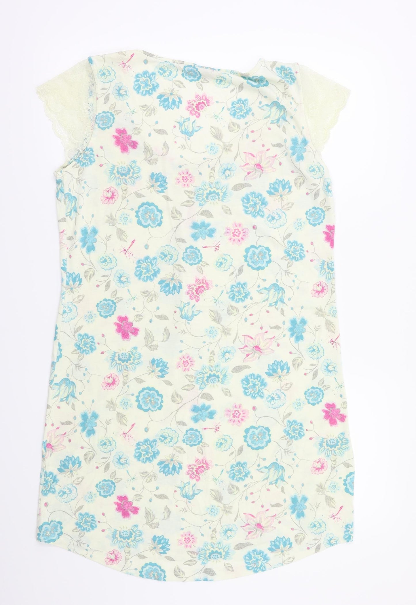 TU Womens Ivory Floral  Capri Dress Size 10