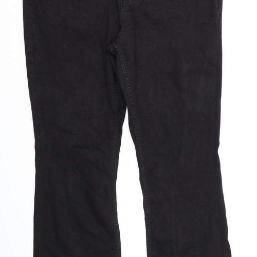 F&F Womens Black   Flared Jeans Size 16 L30 in