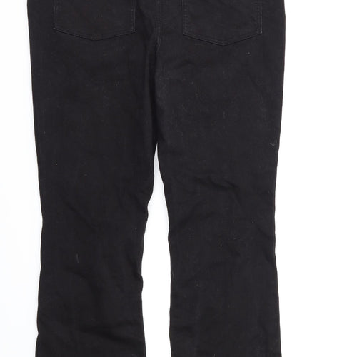 F&F Womens Black   Flared Jeans Size 16 L30 in