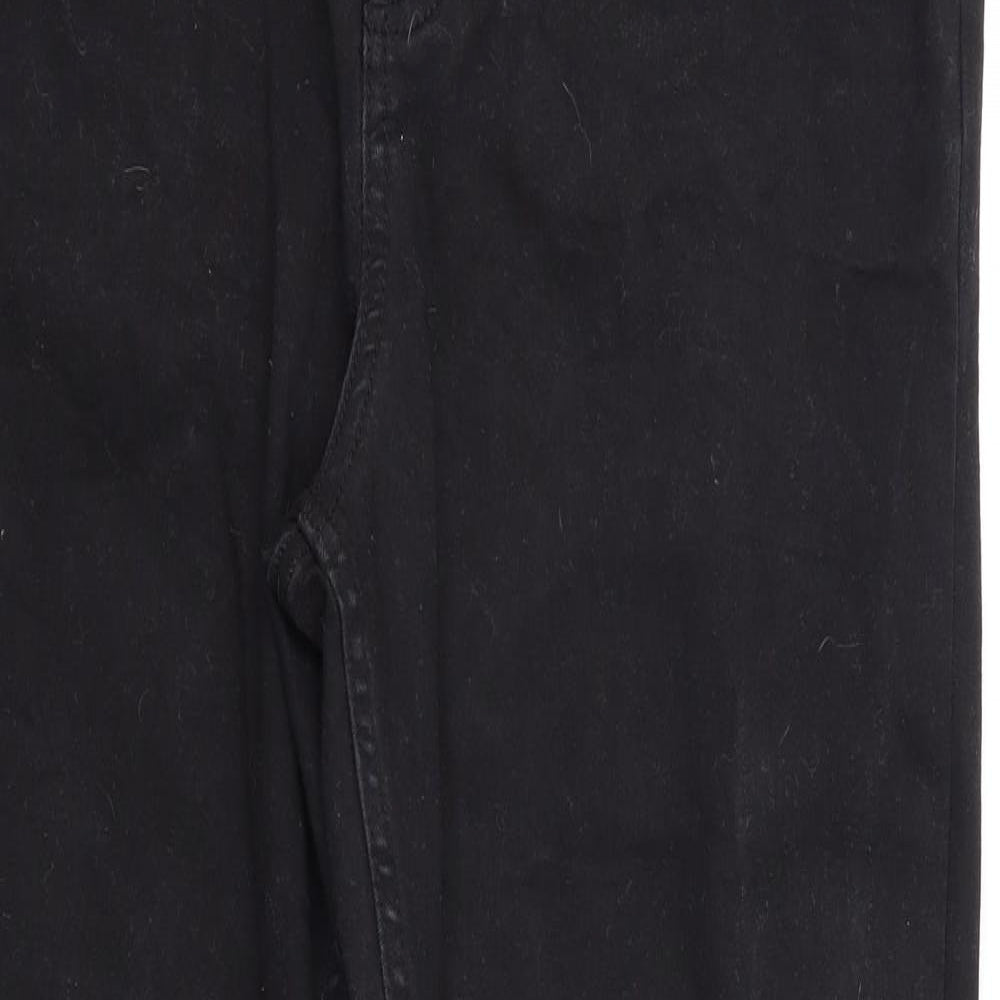 F&F Womens Black   Flared Jeans Size 16 L30 in