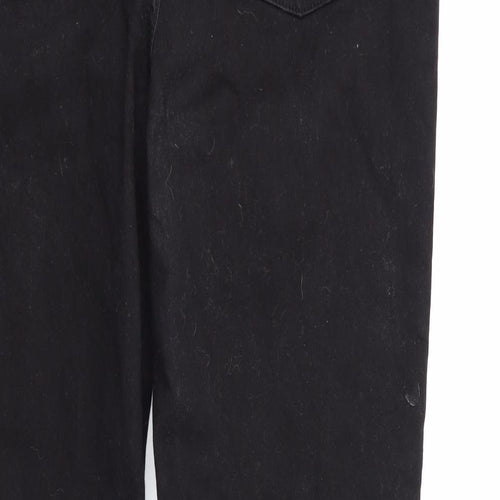 F&F Womens Black   Flared Jeans Size 16 L30 in