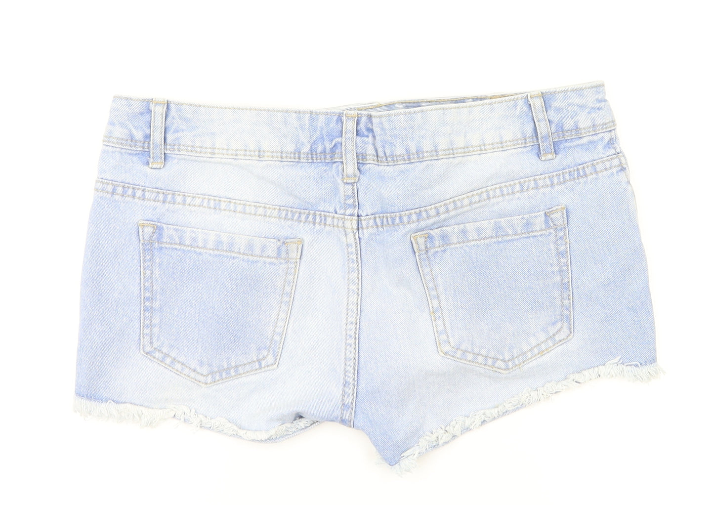 Denim &co  Womens Blue   Hot Pants Shorts Size 8