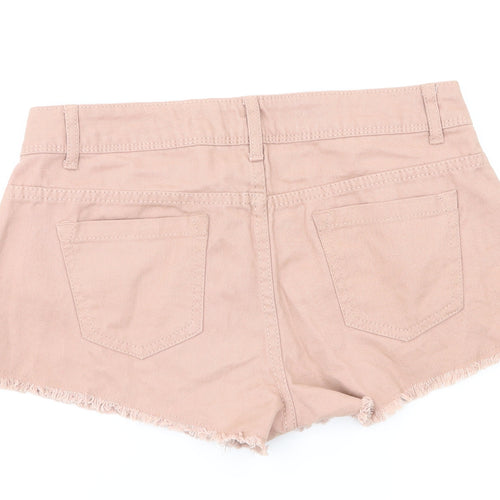 Denim &co  Womens Pink   Hot Pants Shorts Size 8