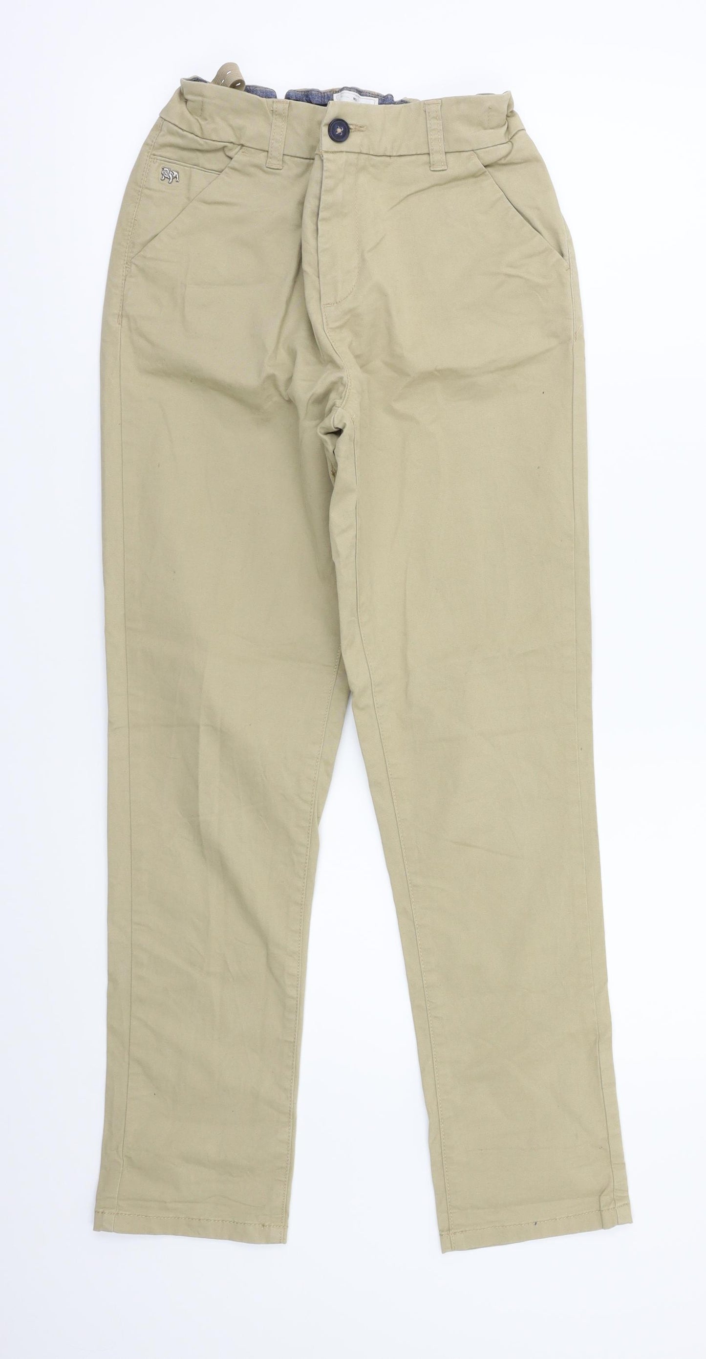 Jasper J Conran Boys Beige Ikat  Cargo Trousers Size 12 Years