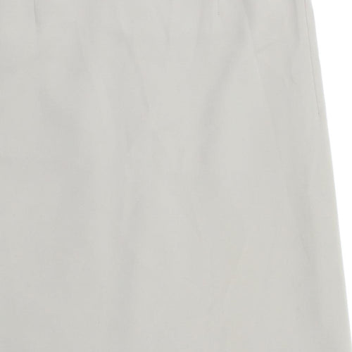 NAFNAE Womens Beige   A-Line Skirt Size 40
