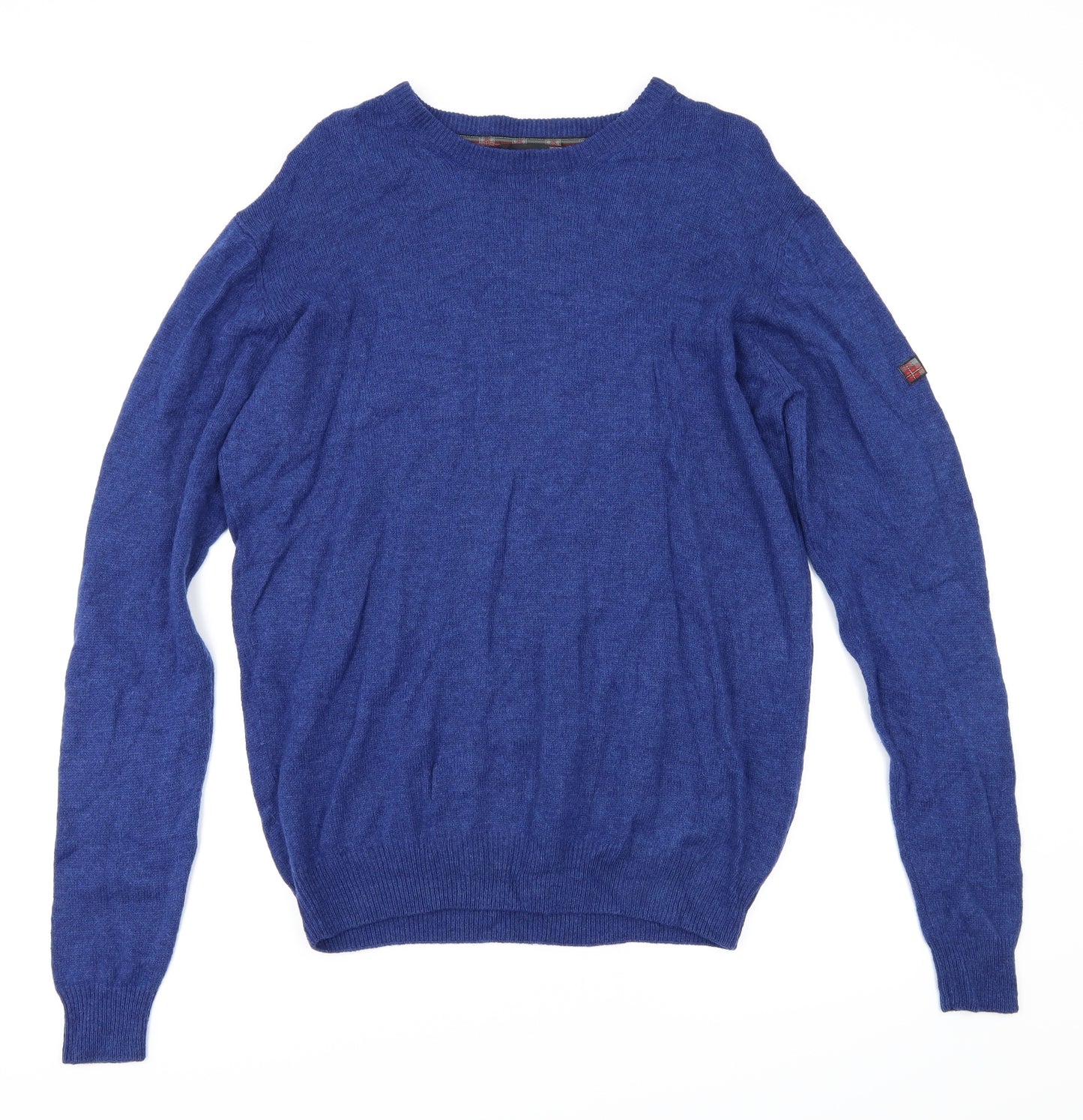 Colin Montgomerie Mens Blue   Pullover Jumper Size L