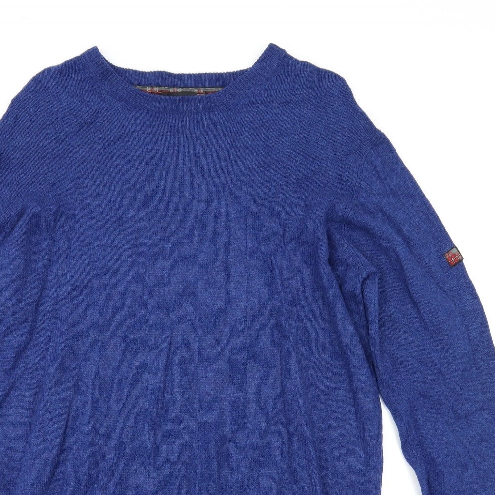 Colin Montgomerie Mens Blue   Pullover Jumper Size L
