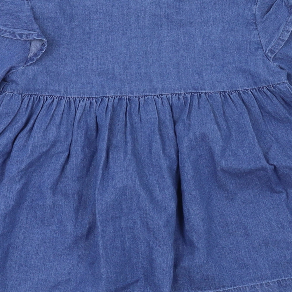 TU Girls Blue   Fit & Flare  Size 4-5 Years