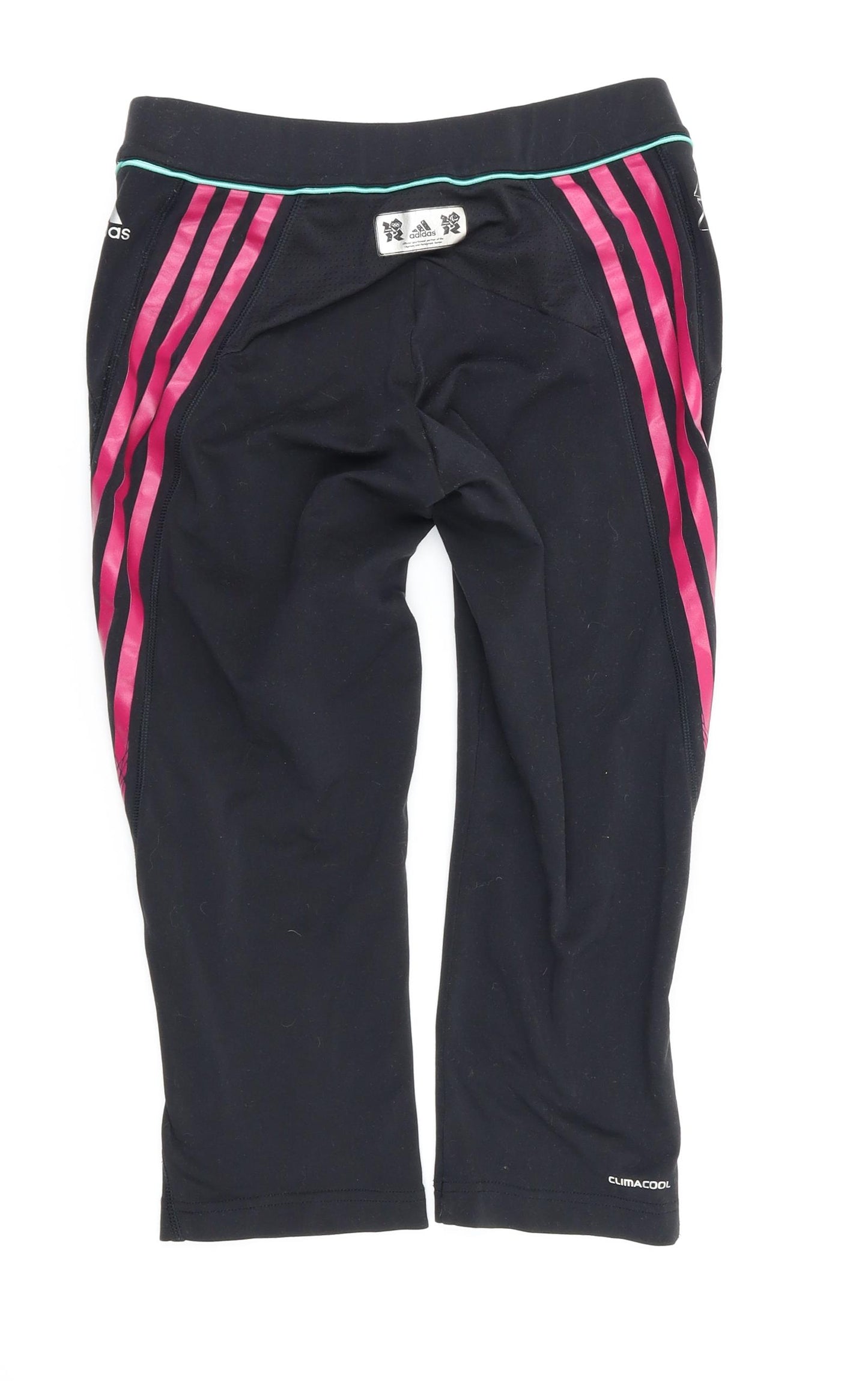 adidas Womens Black   Capri Leggings Size 8 L20 in