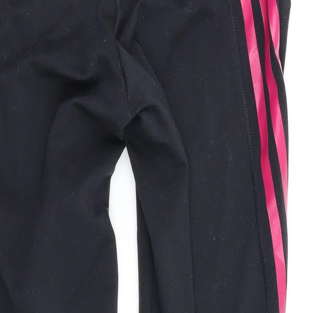 adidas Womens Black   Capri Leggings Size 8 L20 in