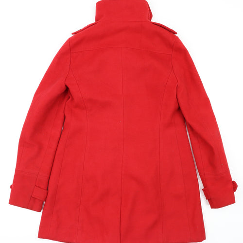 Zara Womens Red   Jacket Coat Size 10