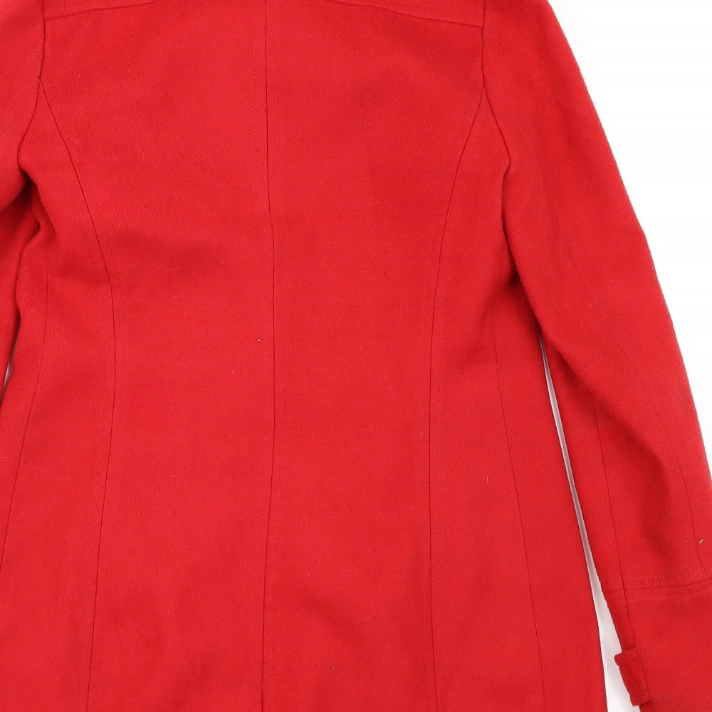 Zara Womens Red   Jacket Coat Size 10
