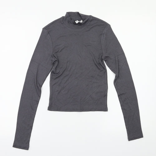 H&M Womens Grey   Basic T-Shirt Size XS