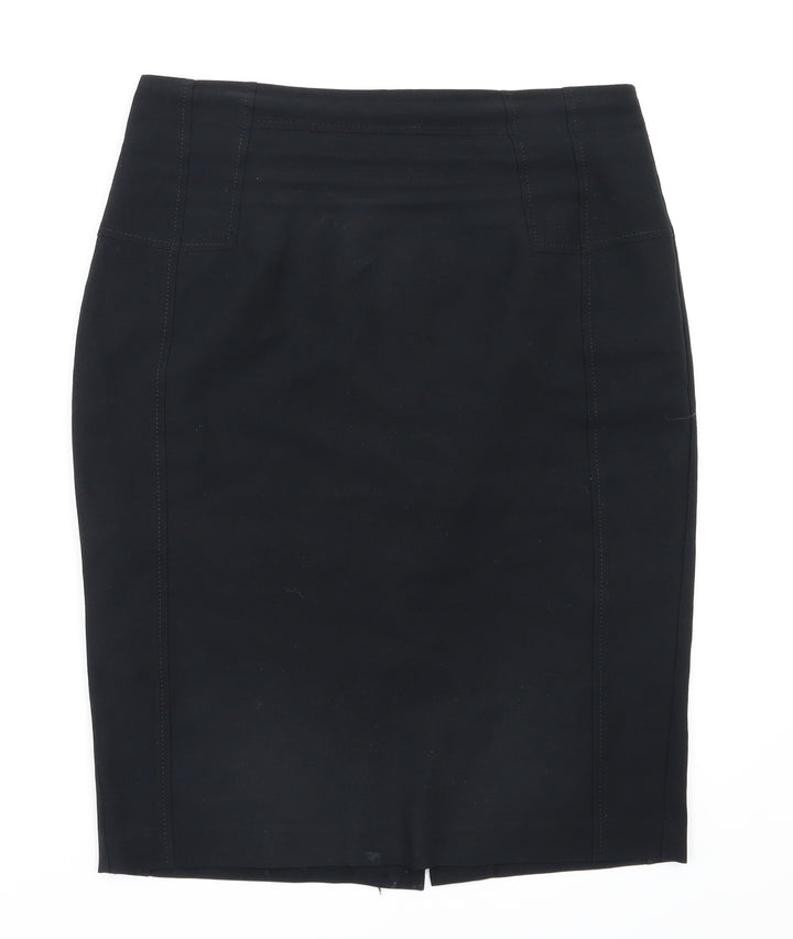 Dorothy Perkins Womens Black A-Line Skirt Size 12