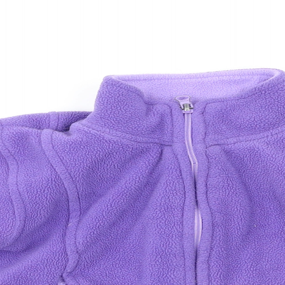 Pumpkin Patch Girls Purple   Full Zip Jumper Size 4 Years