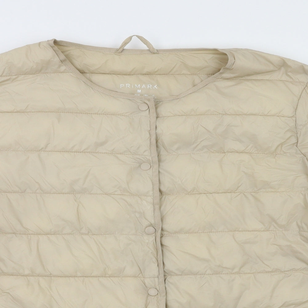 Primark Womens Beige   Rain Coat Coat Size M