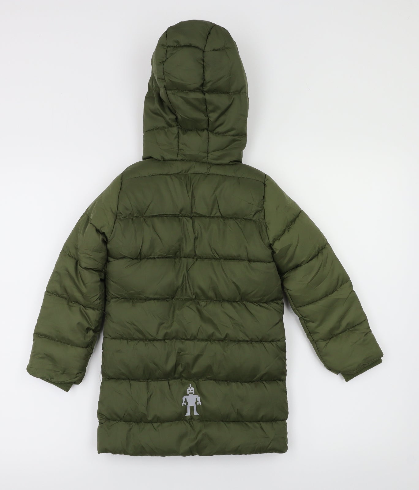 lilly &dan Boys Green   Basic Coat Coat Size 4-5 Years