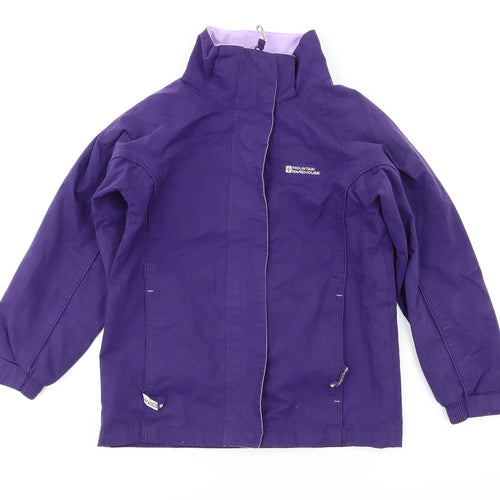 mountin Wearhouse Girls Purple   Basic Coat Coat Size 7-8 Years