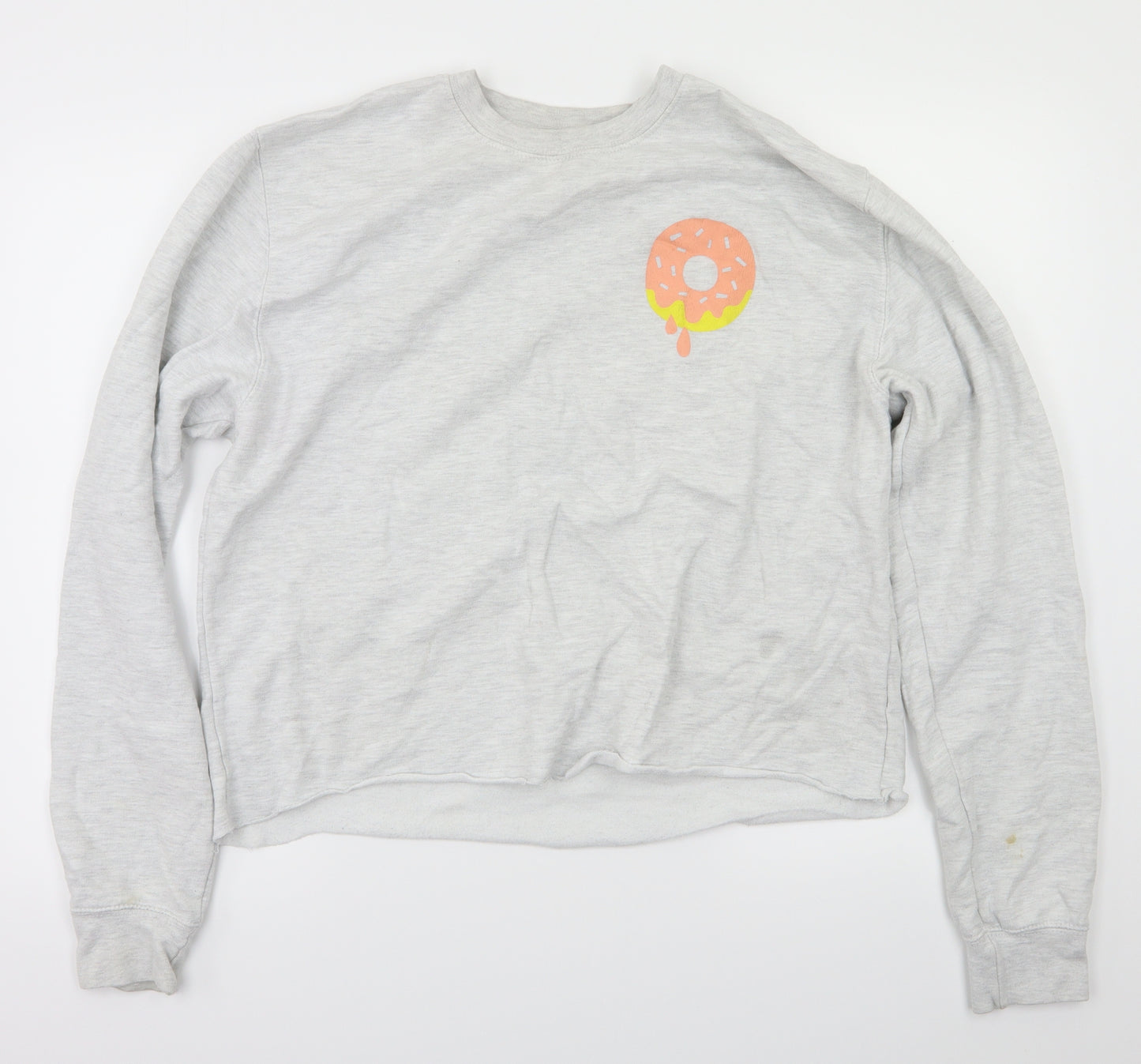 Awdis Womens Grey   Pullover Jumper Size L