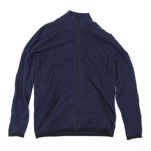 NEXT Womens Blue   Full Zip Jumper Size L