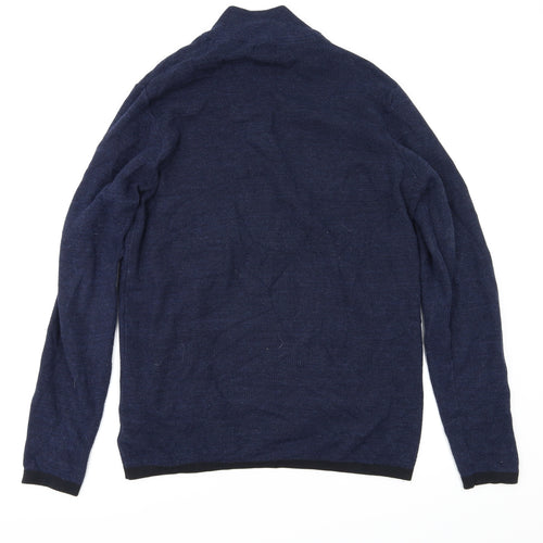 NEXT Womens Blue   Full Zip Jumper Size L