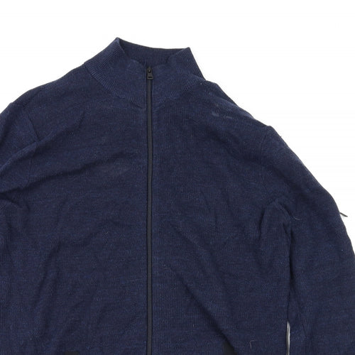 NEXT Womens Blue   Full Zip Jumper Size L
