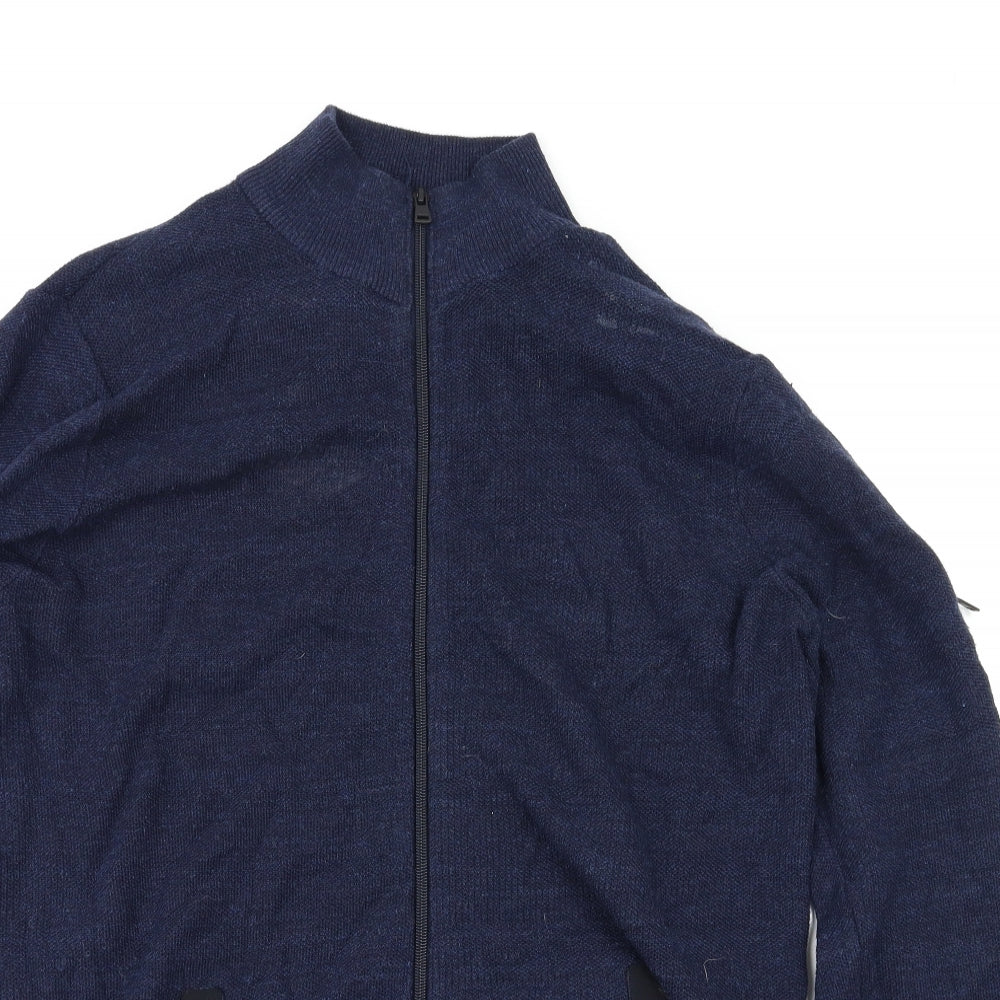 NEXT Womens Blue   Full Zip Jumper Size L