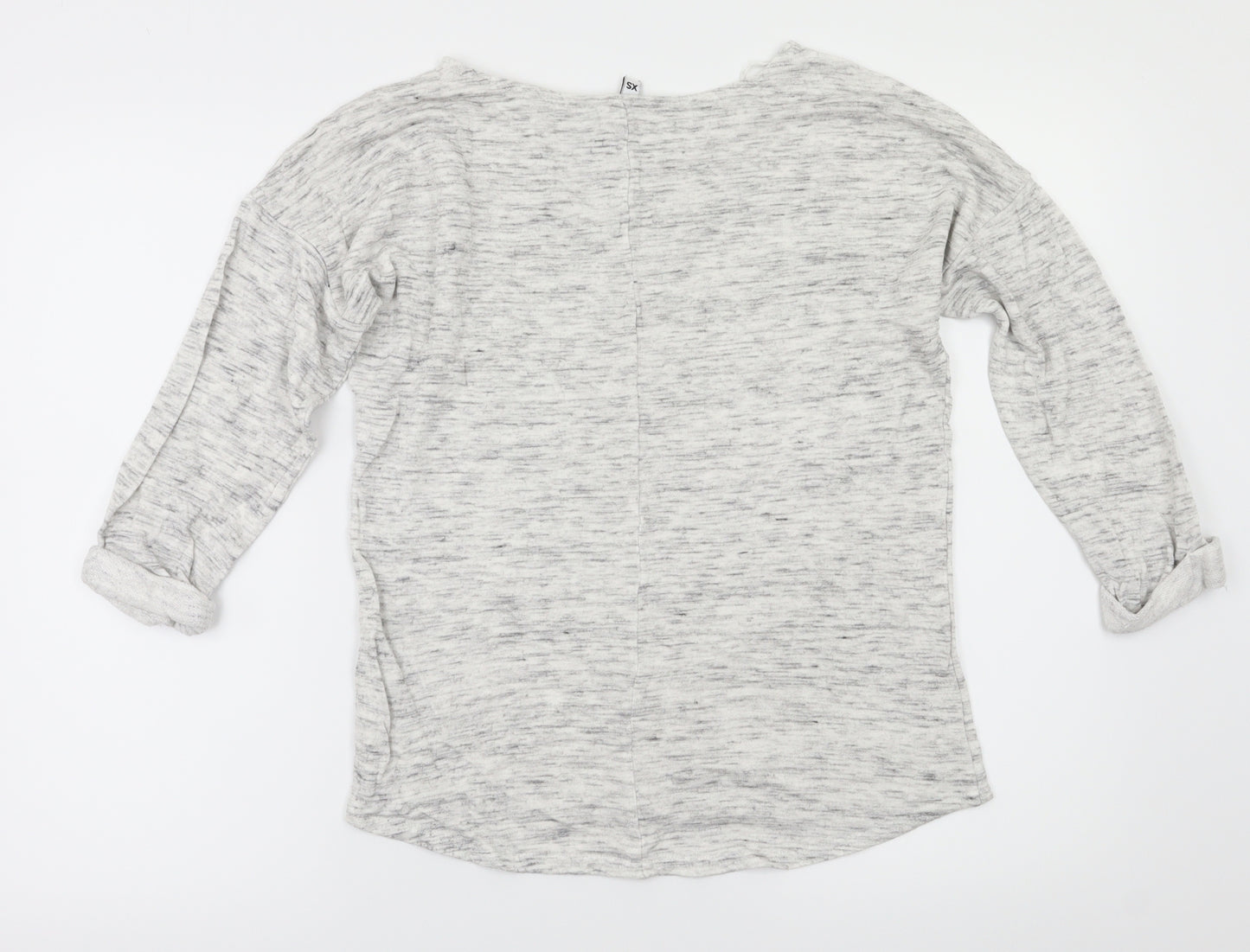 H&M Womens Grey   Basic T-Shirt Size XS
