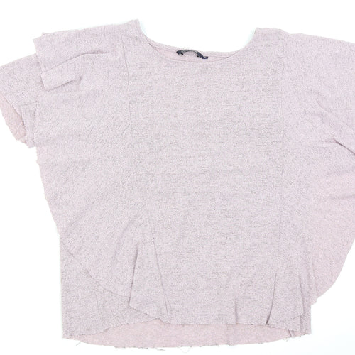Annabelle Womens Pink   Basic T-Shirt Size XL