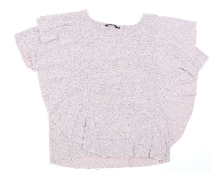 Annabelle Womens Pink   Basic T-Shirt Size XL