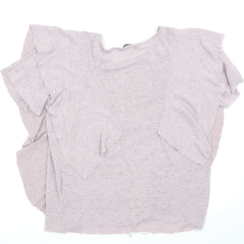 Annabelle Womens Pink   Basic T-Shirt Size XL